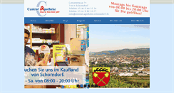 Desktop Screenshot of central-apotheke-schorndorf.de